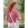 overalls Love Applique Cosmo in Crush Magnolia Pearl - 5
