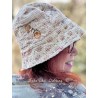 chapeau Floral Hunter in Holle Magnolia Pearl - 5