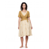 robe 55896 BIRGITTA coton Rayé jaune Ewa i Walla - 17