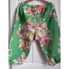 panty 11386 ROSITA coton Vert à imprimé fleurs Taille M Ewa i Walla - 3
