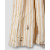robe 55896 BIRGITTA coton Rayé jaune Ewa i Walla - 20