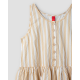 robe 55896 BIRGITTA coton Rayé jaune Ewa i Walla - 21