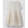 robe 55897 ALBERTA organdie et tulle Ivoire Ewa i Walla - 17