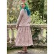 skirt 22262 OLGA Pale mauve embroidered voile Ewa i Walla - 7