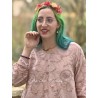 chemisier 44131 JUTTA voile de coton brodé Mauve pâle Ewa i Walla - 3