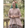 chemisier 44131 JUTTA voile de coton brodé Mauve pâle Ewa i Walla - 2