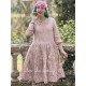 robe 55891 JOSEFINA voile de coton brodé Mauve pâle Ewa i Walla - 10