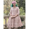 robe 55891 JOSEFINA voile de coton brodé Mauve pâle Ewa i Walla - 11