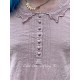 robe 55891 JOSEFINA voile de coton brodé Mauve pâle Ewa i Walla - 19