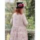 robe 55891 JOSEFINA voile de coton brodé Mauve pâle Ewa i Walla - 7