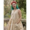 robe 55896 BIRGITTA coton Rayé jaune Ewa i Walla - 4