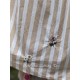 robe 55896 BIRGITTA coton Rayé jaune Ewa i Walla - 25