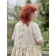 robe 55896 BIRGITTA coton Rayé jaune Ewa i Walla - 15
