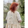 robe 55896 BIRGITTA coton Rayé jaune Ewa i Walla - 15