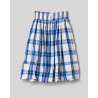 jupe 22177 BERTIN coton Carreaux bleus Ewa i Walla - 22