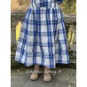 jupe 22177 BERTIN coton Carreaux bleus Ewa i Walla - 1