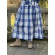 jupe 22177 BERTIN coton Carreaux bleus Ewa i Walla - 5