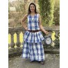 jupe 22177 BERTIN coton Carreaux bleus Ewa i Walla - 16
