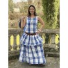 jupe 22177 BERTIN coton Carreaux bleus Ewa i Walla - 18