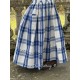 jupe 22177 BERTIN coton Carreaux bleus Ewa i Walla - 15