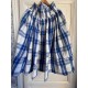 jupe 22177 BERTIN coton Carreaux bleus Ewa i Walla - 2