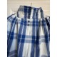 jupe 22177 BERTIN coton Carreaux bleus Ewa i Walla - 4