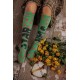 socks Over The Knee in Out Of This World Magnolia Pearl - 1