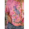 T-shirt Floral Robin Viggo in Hodgepodge Magnolia Pearl - 11