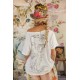 T-shirt Stay Bewildered in True Magnolia Pearl - 7