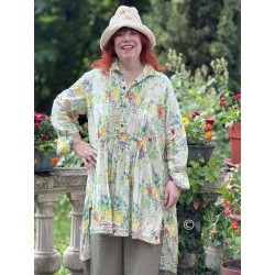 chemise Cordelia in Henrietta Magnolia Pearl - 1