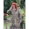 robe Marguerite in Ember Glow Magnolia Pearl - 9