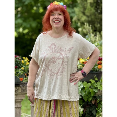 T-shirt Sovereign Heart in Moonlight Magnolia Pearl - 1