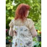 robe Flor De La Pasion Lula in Moonlight Magnolia Pearl - 16