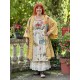 robe Flor De La Pasion Lula in Moonlight Magnolia Pearl - 17