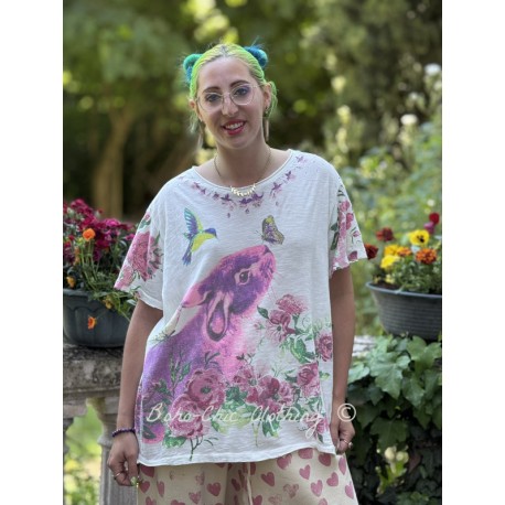 T-shirt Forest Fellows in True Magnolia Pearl - 1