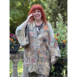 kimono Dragon Daigo in Faded Indigo Magnolia Pearl - 1