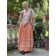 skirt Eyelet in Arancia Magnolia Pearl - 7