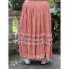 skirt Eyelet in Arancia Magnolia Pearl - 11