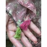 scarf Handkerchief in Chocolate Poppy Magnolia Pearl - 7