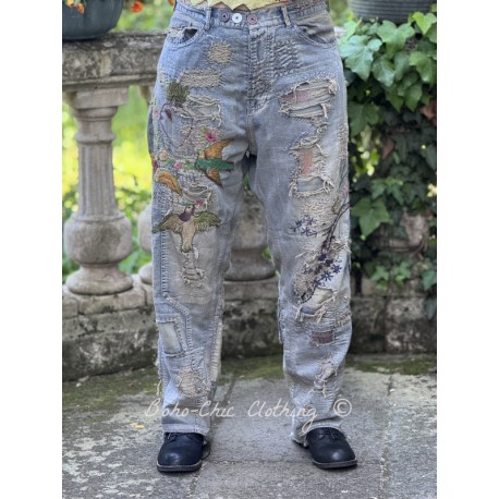 jean's Belle Le Vie Miner in Faded Indigo Magnolia Pearl - 1