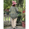 chemise Landes in Uncle Joe's Plaid Magnolia Pearl - 13