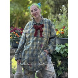 shirt Landes in Uncle Joe's Plaid Magnolia Pearl - 1