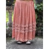 skirt Eyelet in Arancia Magnolia Pearl - 3