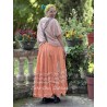 skirt Eyelet in Arancia Magnolia Pearl - 8