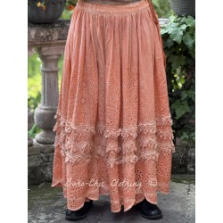 skirt Eyelet in Arancia Magnolia Pearl - 1