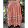 skirt Eyelet in Arancia Magnolia Pearl - 1