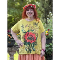 T-shirt Cherub Poppy in High Visibility Magnolia Pearl - 1