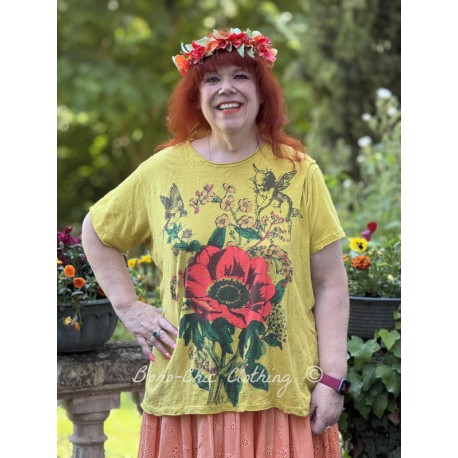 T-shirt Cherub Poppy in High Visibility Magnolia Pearl - 1