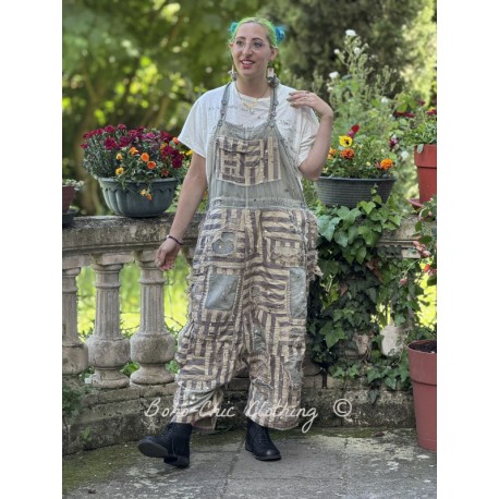 overalls Frankie in Luna Stripe Magnolia Pearl - 1