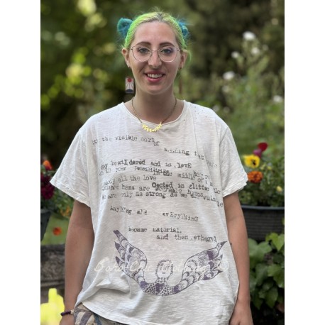 T-shirt Stay Bewildered in True Magnolia Pearl - 1